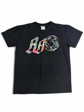 Billionaire Boys Club Helmet Camo Fill Logo T-Shirt Black